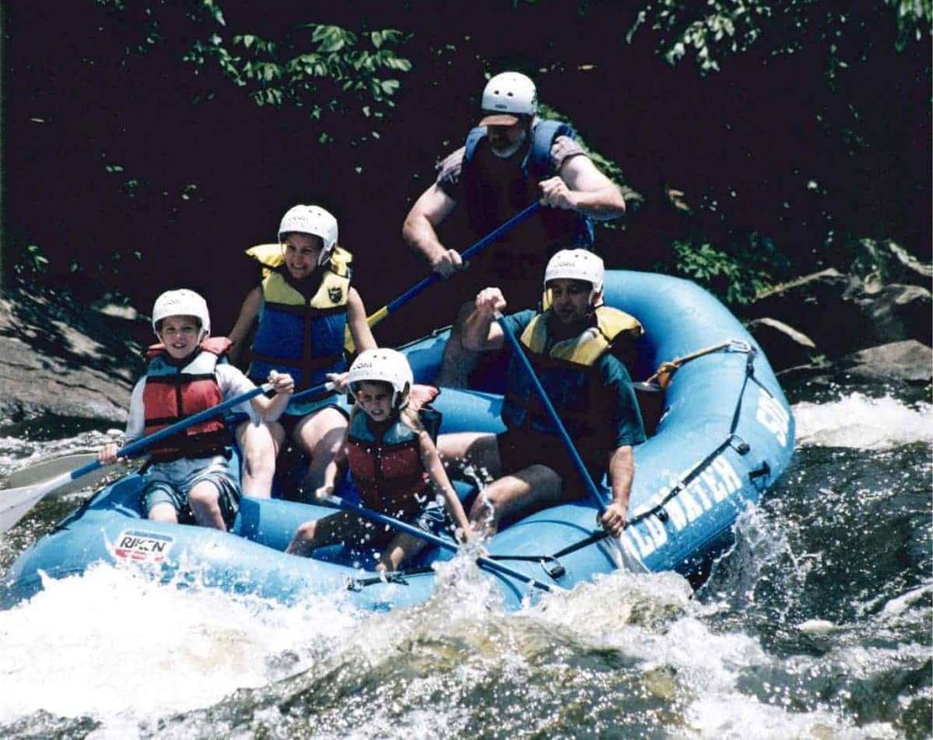 Keith and Tina Paul Rafting