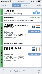 flight update