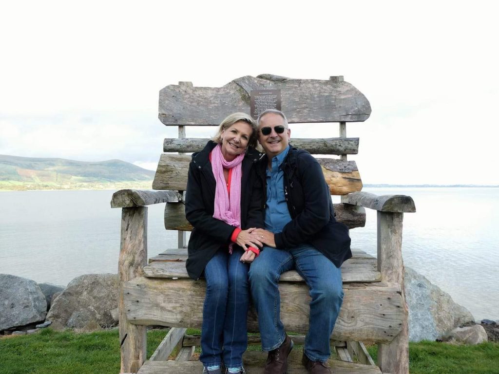 Keith and Tina Paul in Ireland