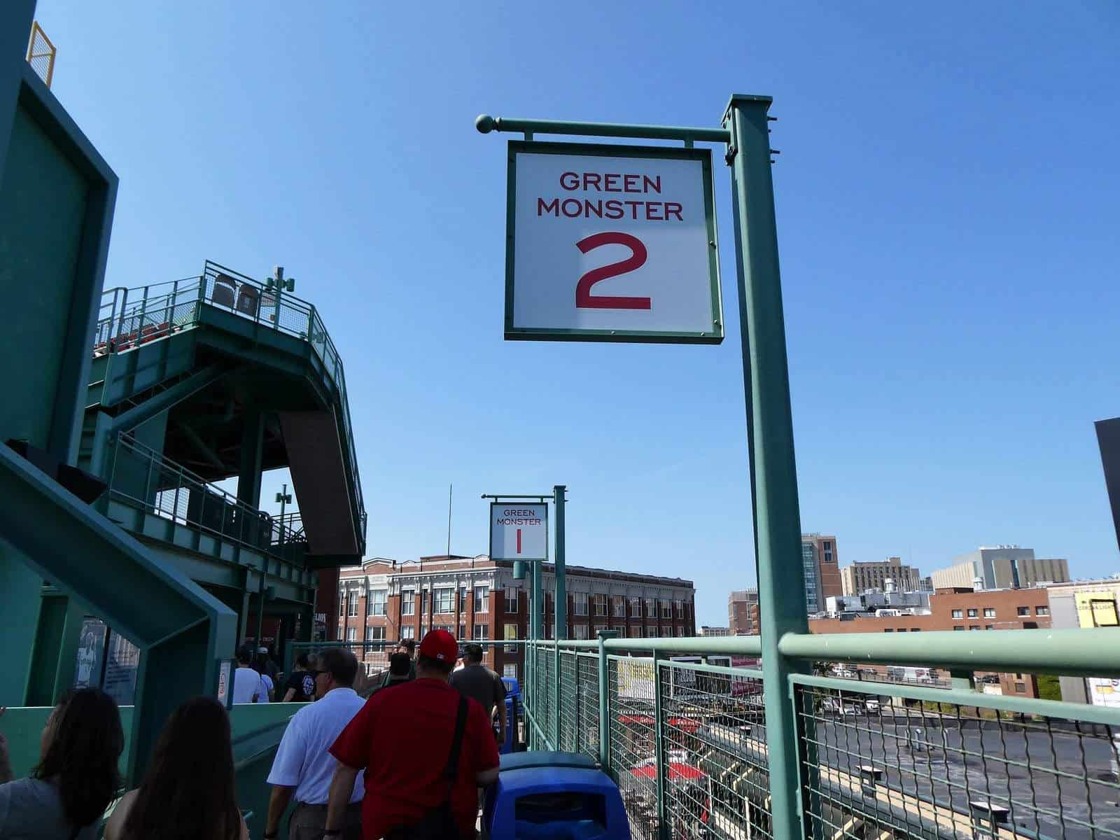 Fenway Park Green Monster ladder history