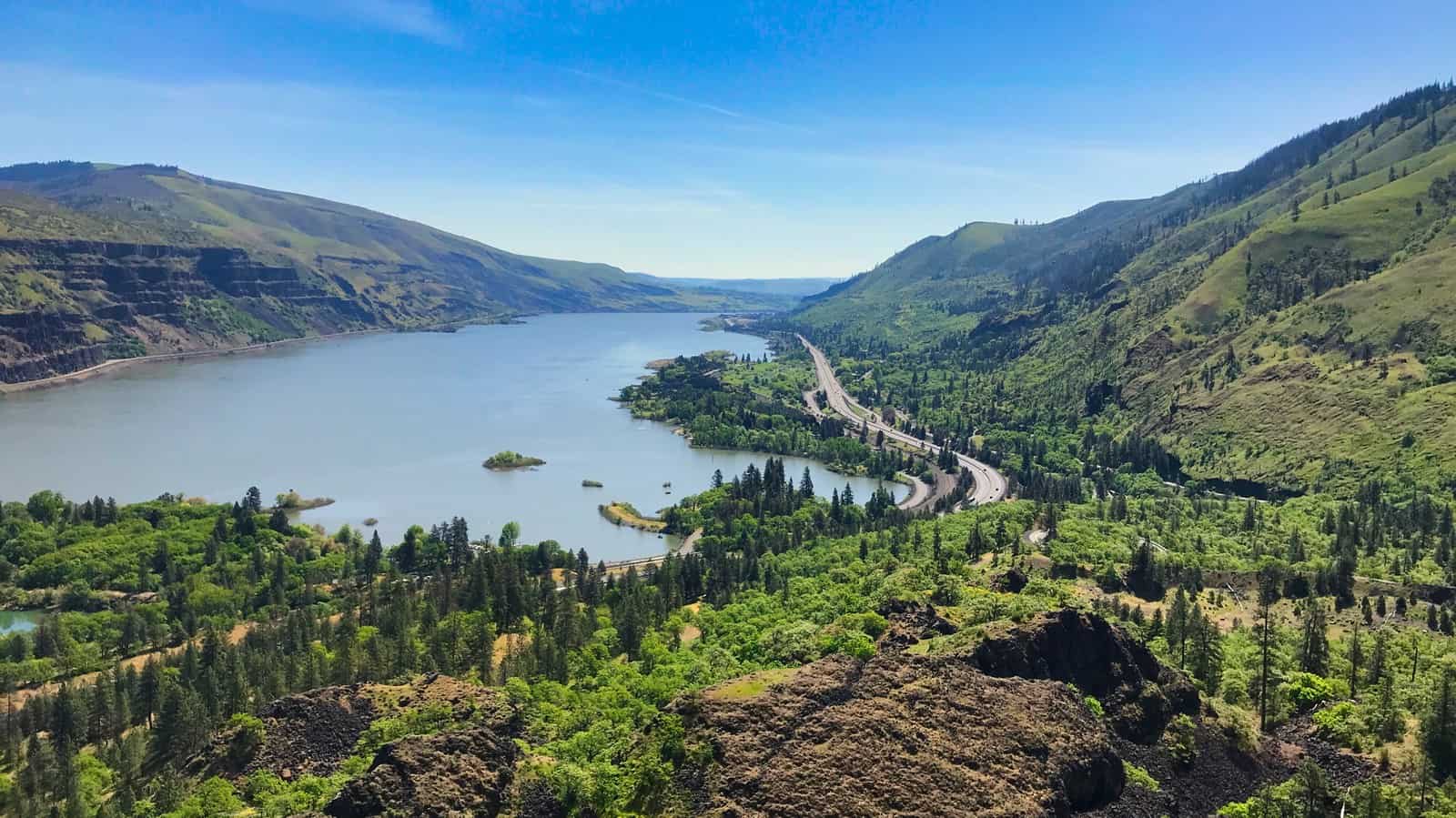 Columbia Gorge Wine overlook