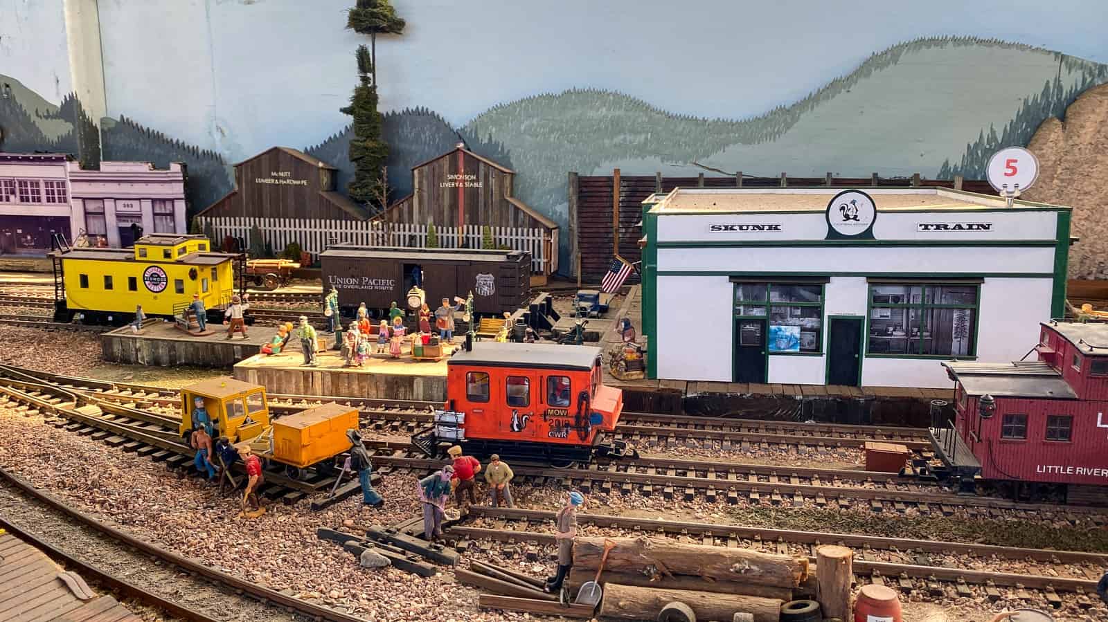 Mendocino Model Train