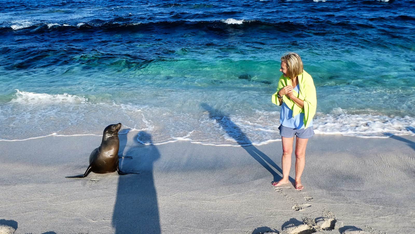 Galapagos cruise Mosquera Island