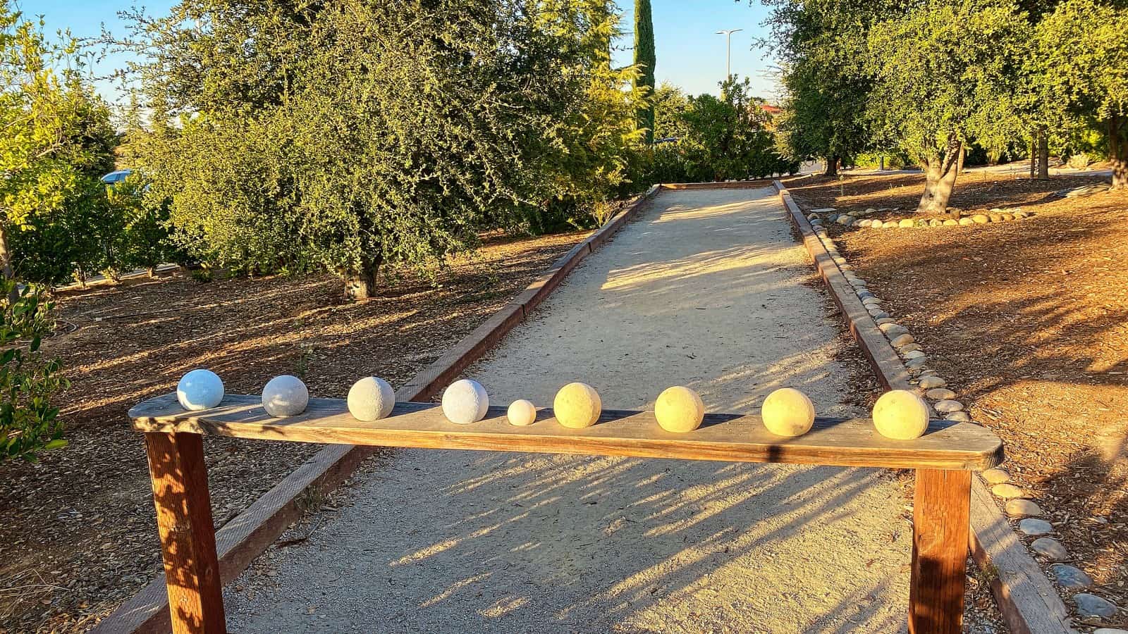 Bocce ball court